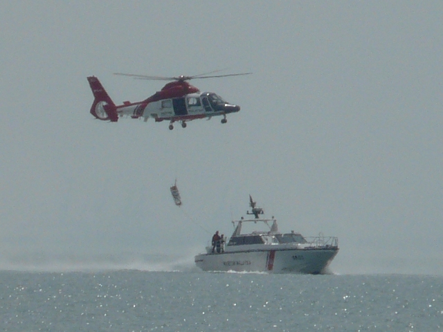 Malaysian Maritime rescue practice